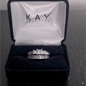Kay Jewelers Wedding Ring Set Size 6.25. 14k gold